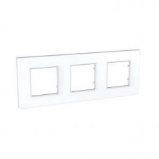 Рамка 3 места unica quadro белый unica |5шт|s MGU2.706.18