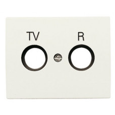 Накладка для tv-r розетки, серия olas, цвет белый жасминs 8450 BL