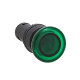 Кнопка sw2c-md грибок зеленая с подсветкой no+nc (10шт) ekfs