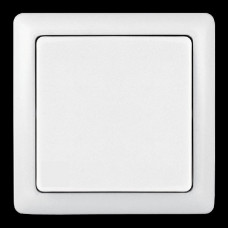 Выключатель 1-клавишный оп (250в,6а) белый хит |168шт| VA16-131-B