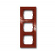 Рамка 3-постовая, серия axcent, цвет foyer-red