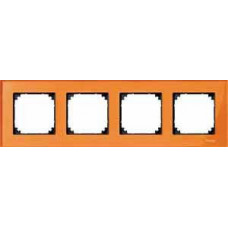 Рамкка стеклян.4-местная оранж.кальцит MTN404402