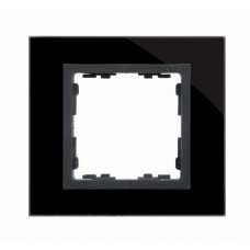 Рамка 2 - х местная, s82n, черный - графит (стекло) (1 шт.) simon 82827-32