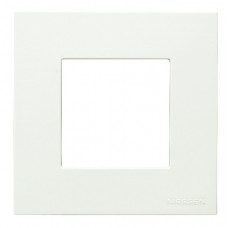 Рамка 1-постовая, 2-модульная, базовая, серия zenit, цвет альпийский белый N2271.1 BL