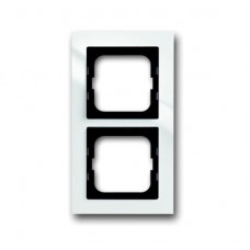 Рамка 2-постовая, серия axcent, цвет белый 1754-0-4332