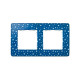 Рамка 2 - х местная 82 detail, сине-фиолетовый, звезды (1 шт.) simon