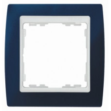 Рамка 1 - местная, s82, синий - белая (1 шт.) simon 82612-64