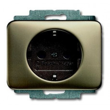 Розетка schuko 16а 250в, серия alpha nea, цвет бронза 2011-0-6221