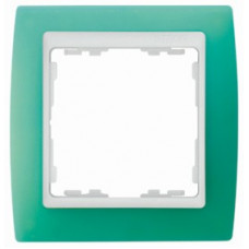 Рамка 3-х местная, s82, зеленый полупрозрачный - белая (1 шт.) simon 82633-65