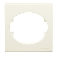 Рамка 1-постовая, серия tacto, цвет альпийский белый 5571 BL