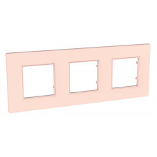 Рамка 3 места unica quadro роз жемчуг unica |3шт| MGU4.706.37