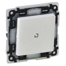 Выключатель 10а 250 в, ip44, с подсветкой, с лицевой панелью, белый, valena life ip44 (5 шт.) legrand 752161