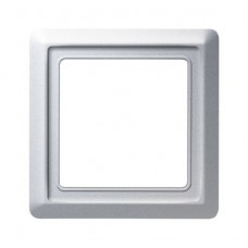 Рамка 1-постовая, серия allwetter 44, цвет серебристо-алюминиевый 1730-0-0276