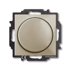 Механизм светорегулятора busch-dimmer с центральной платой 60-400 вт шампань basic 55 6515-0-0845
