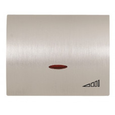 Накладка (центральная плата) для механизма клавишного светорегулятора, серия olas, цвет перламутровый металлик 8460.1 AP