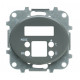 Накладка для механизма электронного будильника-термометра 8149.5, серия tacto, цвет серебряный