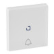 Лицевая панель для кнопочного выключателя, с символом « звонок », c линзой для подсветки, белая, valena life (1 шт.) legrand