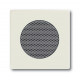 Плата центральная (накладка) для громкоговорителя 8223 u, серия future/solo, цвет chalet-white