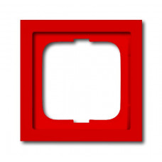 Рамка 1-постовая, серия future linear, цвет красный 1754-0-4371