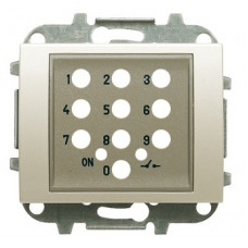 Накладка для механизма электронного выключателя с кодовой клавиатурой 8153.5, серия olas, цвет титан 8453.5 TT