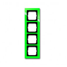 Рамка 4-постовая, серия axcent, цвет зелёный 1754-0-4350
