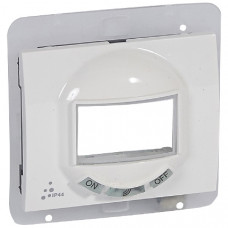 Комплект для защиты (лицева панель, белая + защитное уплотнение) для датчиков движения, ip44, galea life (1 шт.) legrand 771026