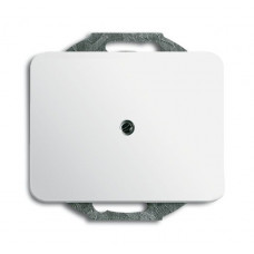 Плата центральная для вывода кабеля, с компенсатором натяжения кабеля, серия alpha nea, цвет белый глянцевый 1710-0-1209
