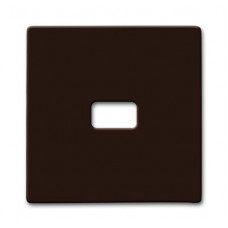 Клавиша для механизма 1-клавишного выключателя/переключателя/кнопки, с окном для линзы/символа, ip44, серия allwetter 44, цвет коричневый 1731-0-1968