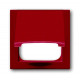 Плата центральная (промежуточное кольцо) с откидной крышкой для 50x50 мм телекоммуникационных вставок/механизмов amp, brand-rex, rutenbeck, btr, telegartner, серия impuls, цвет бордо/ежевика