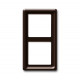 Рамка 2-постовая, серия allwetter 44, цвет коричневый