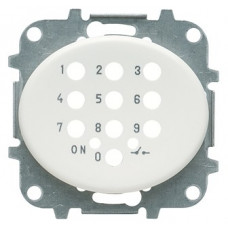 Накладка для механизма электронного выключателя с кодовой клавиатурой 8153.5, серия tacto, цвет серебряный 5553.5 PL