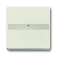 Клавиша с полем для надписи, со световодом, для выключателей/переключателей/кнопок, серия solo/future, цвет chalet-white 1731-0-1991