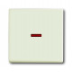 Клавиша для механизма 1-клавишного выключателя/переключателя/кнопки с красной линзой, серия solo/future, цвет chalet-white