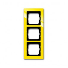 Рамка 3-постовая, серия axcent, цвет жёлтый 1754-0-4336
