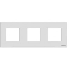 Рамка 3-постовая, серия zenit, цвет альпийский белый N2273 BL