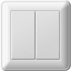 Переключатель 2-клавишный без рамки сп (250в, 16ах) слоновая кость w59 |20шт| VS616-256-28