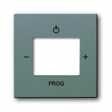 Плата центральная (накладка) для механизма цифрого fm-радио 8215 u, серия solo/future, цвет meteor/серый металлик 8200-0-0112