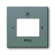 Плата центральная (накладка) для механизма цифрого fm-радио 8215 u, серия solo/future, цвет meteor/серый металлик