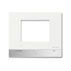 Рамка декоративная для панели smarttouch, белое глянцевое стекло, 6136/15-500 6136-0-0196