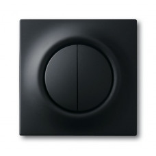 Клавиша для светорегулятора 6565 u, серия impuls, цвет чёрный бархат 6599-0-2977