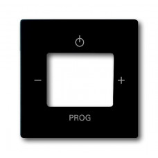 Плата центральная (накладка) для механизма цифрого fm-радио 8215 u, серия future/solo, цвет чёрный бархат 8200-0-0125