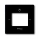 Плата центральная (накладка) для механизма цифрого fm-радио 8215 u, серия future/solo, цвет чёрный бархат