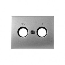 Накладка для tv-r розетки, серия olas, цвет титан 8450 TT