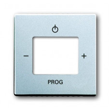 Плата центральная (накладка) для механизма цифрого fm-радио 8215 u, серия future/solo, цвет серебристо-алюминиевый 8200-0-0052
