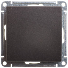 Выключатель 1-клавишный 2-полюсный, 10ах, механизм, черный бархат , w59 VS210-152-6-86