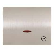Накладка для выключателя с таймером 8162, серия olas, цвет полированная сталь 8462 AL