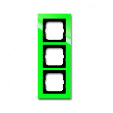 Рамка 3-постовая, серия axcent, цвет зелёный 1754-0-4339