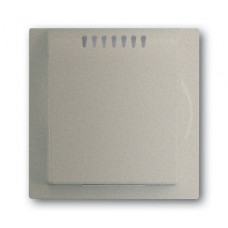 Плата центральная (накладка) для усилителя мощности светорегулятора 6594 u, knx-тр 6134/10 и цоколя 6930/01, серия impuls, цвет шампань-металлик 6599-0-2142