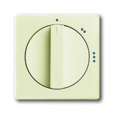 Плата центральная (накладка) с поворотной ручкой для переключателя на 3 положения 2710/1 u, серия solo/future, цвет chalet-white 1710-0-3988