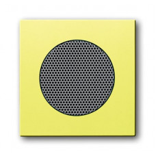 Плата центральная (накладка) для громкоговорителя 8223 u, серия solo/future, цвет sahara/жёлтый 8200-0-0116